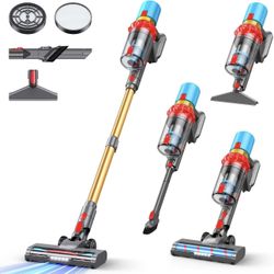 New-Cordless Vacuum Cleaner, 550W 70Mins Powerful Suction Stick Vacuum, Anti-Tangle, Lightweight Vacuum Cleaner for Home, Rechargeable Vacuum Cordless
