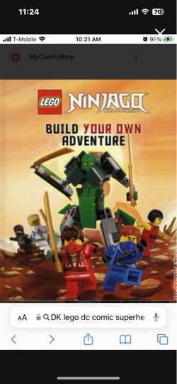 NEW LEGO Ninjago Build Your Own Adventure Ideal Fun Hardcover Book