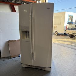 White Whirlpool 36” Fridge