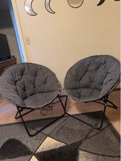 Set of 2 papasan chairs