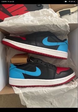 Size 7.5 Nike Women's Air Jordan 1 Low OG Shoes UNC to CHI Red Blue Black CZ0775-046 NEW