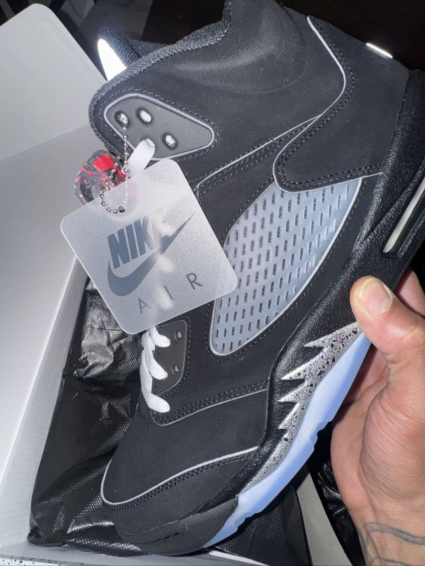 Jordan 5 Retro OG Black Metallic Reimagined Size 12,11.5,10.5,7,&6