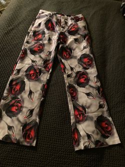 Ladies or Girls Rose pattern pants