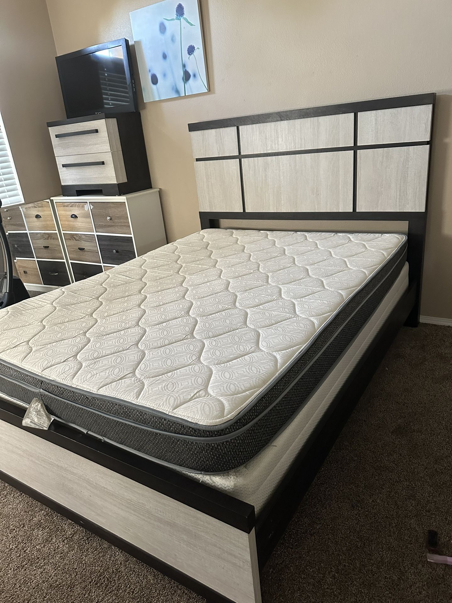 Complete Bedroom Set With The Mattress