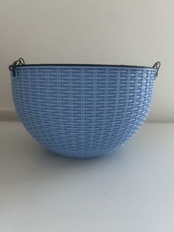 $10 Hanging Basket Planter ,4Colors-26cm/10.2” Top Diameter, Sturdy Chain