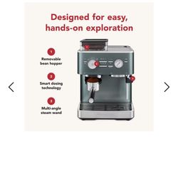 Kitchenaid Semi Automatic Machine With Burr Grinder 