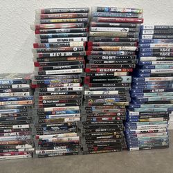 Video game lot  Ps2, ps3, ps4, ps5, Wii, Xbox 360, original Xbox.