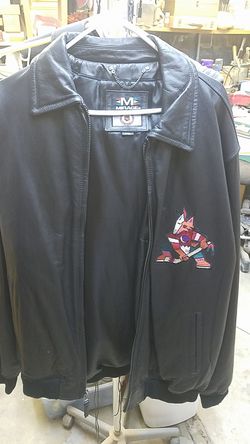 Leather Jacket Coyotes