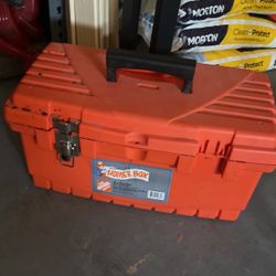 Orange Tool Box 19 Inch 