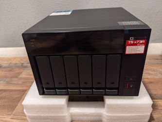 NAS QNAP TS-673A-8G 6 Bay NAS Ryzen QuadCore 2x2.5GbE PCle 3.0 NVME w/ Warranty