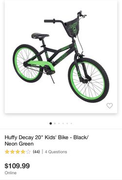 Huffy decay 20 discount bike