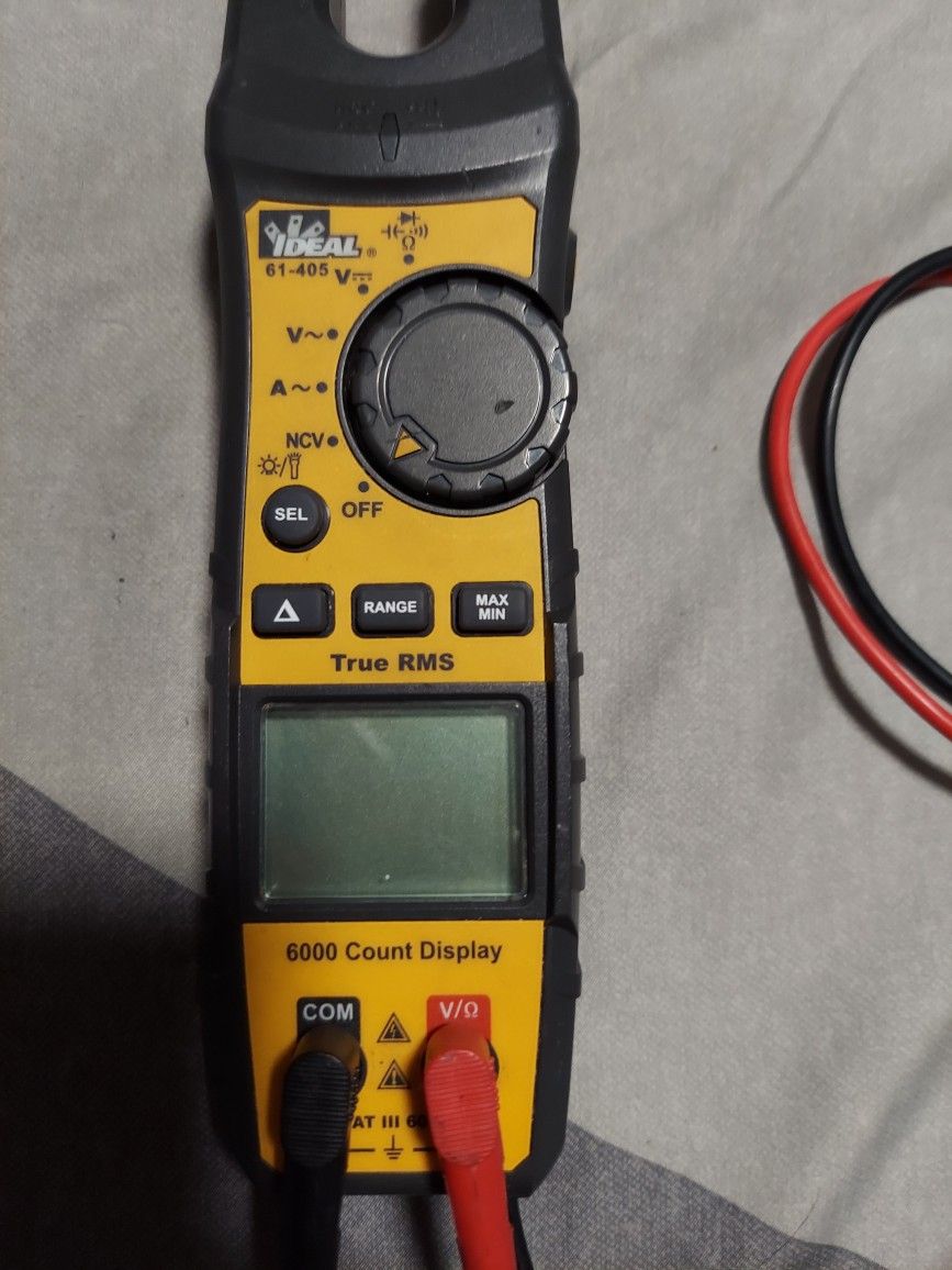 Ideal 61-405-200A AC TRMS TightSight FORK meter