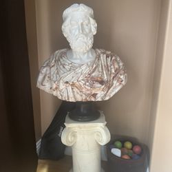 Marble Greek statue bust