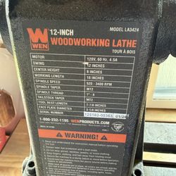 WEN 12-Inch Woodworking Lathe