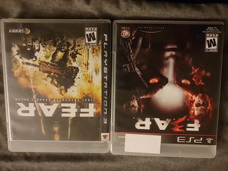 PS3 Game(s) -FEAR & FEAR 3