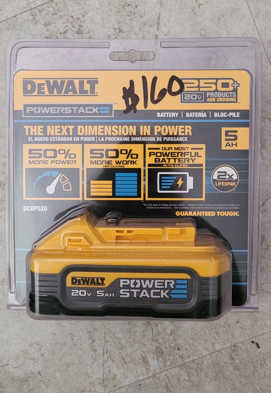 DeWalt Powerstack Battery Home & Garden