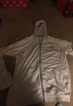 Adidas hoodie clima cool jacket white