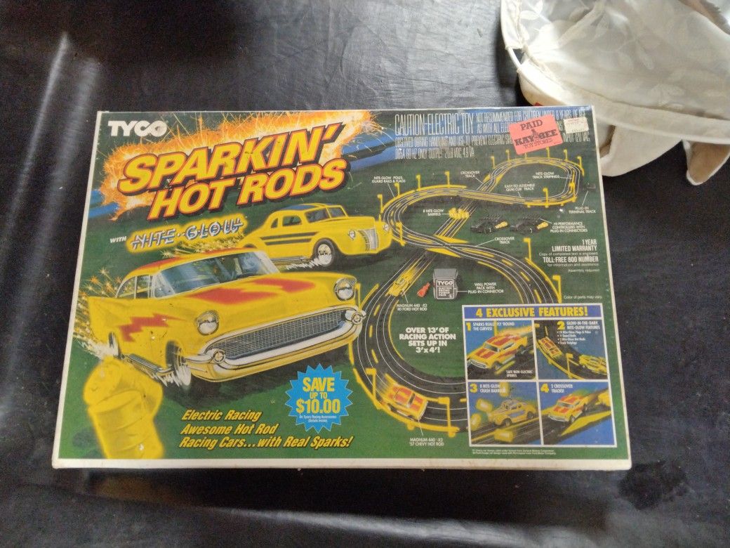 Vintage Sparkin Hot Rod Toy Never Open