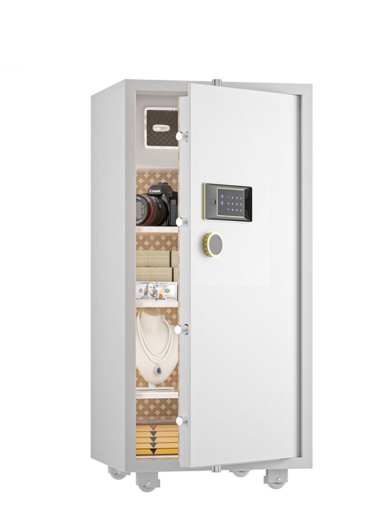 Floor safe  White Safe ***bent wheels***