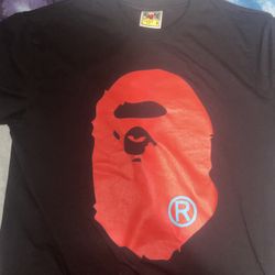 Bape red Tee