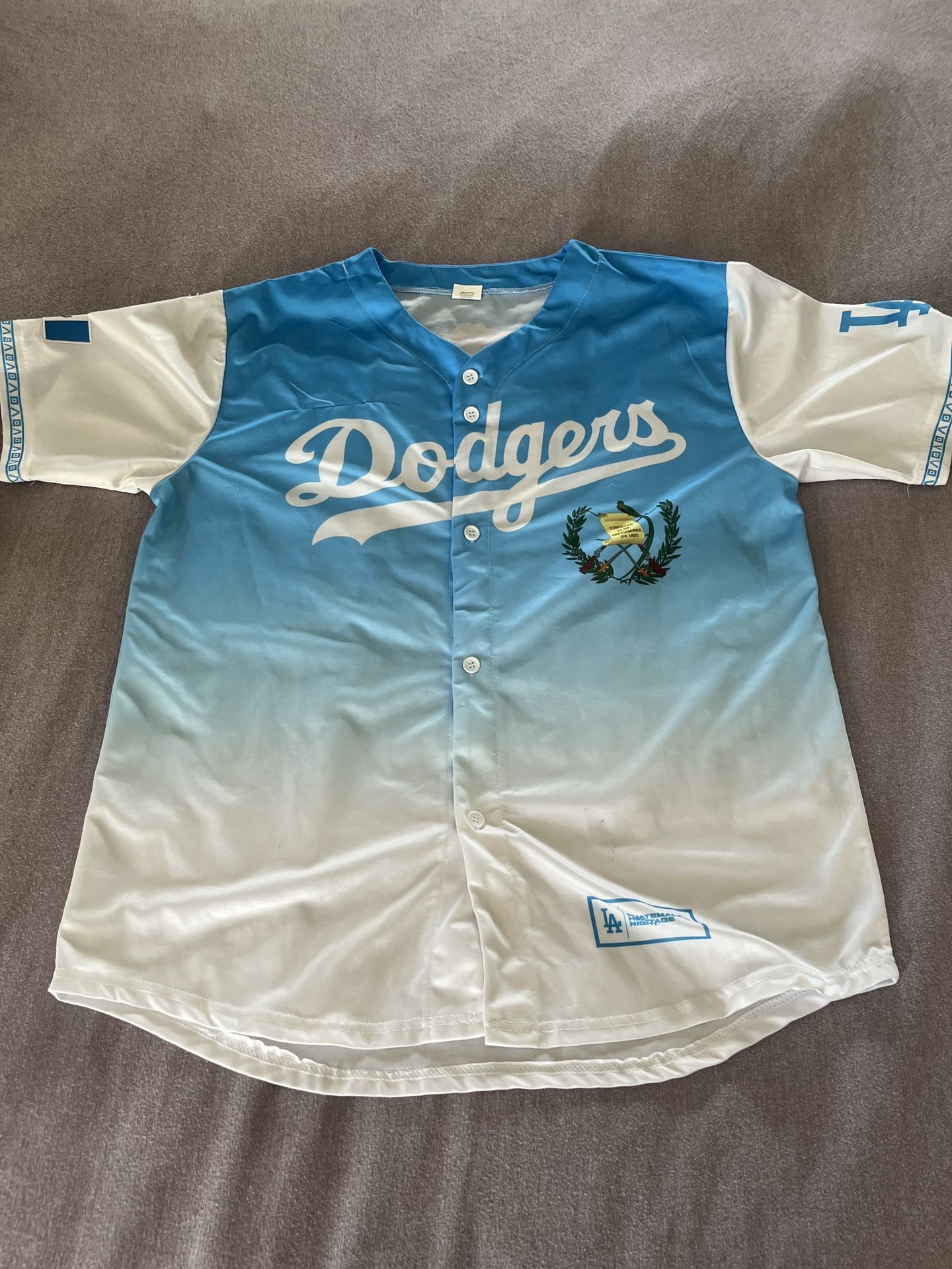 * RARE Authentic XL * 2023 Guatemalan Heritage Jersey SGA Dodgers - Size Extra Large