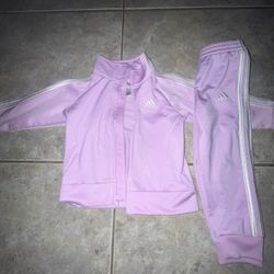 🌸 Light Pink Adidas Outfit – 18 Months 🌸