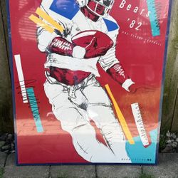 Vintage Chicago Bears Poster 