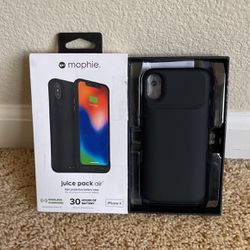 Mophie Juice Pack Air Battery Case For iPhone X, XS - Black