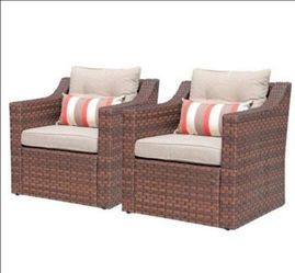 Two-piece patio chair set outdoor patio furniture set patio chairs outdoor chairs brand new in the box ✅🆕
