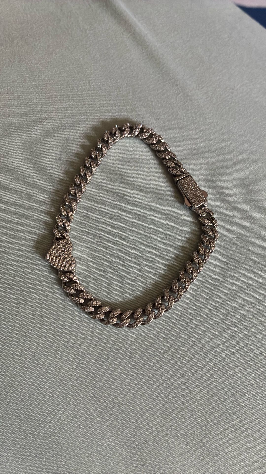 Bracelet 925 Silver And Diamond