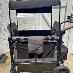 Wonderfold~W2(2kids/2seats)~luxury~wagon~with~canopy