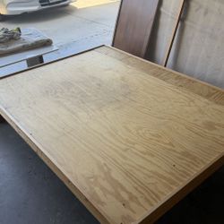 Full Size Bed Frame, Mattress, And Headboard 