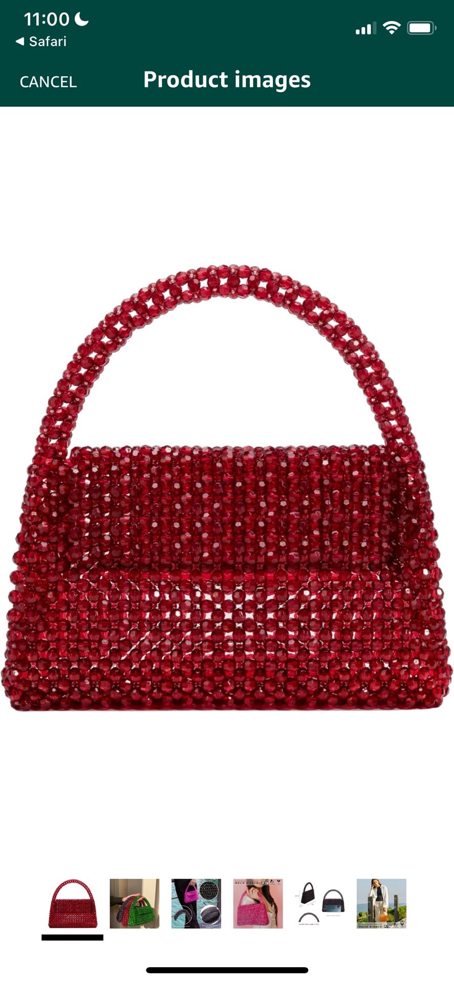 Red clutch BNWT Melie Bianco bags 