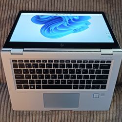 HP X360 EliteBook Touchscreen Laptop Intel Core i5 16 GB RAM 256 GB M.2 Fast SSD 1080P LCD Webcam HDMI USB C Port Windows 11 Professional 