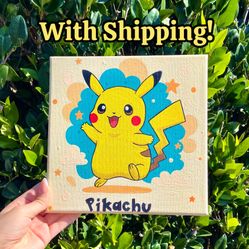 Pikachu Painting (Hand-made)