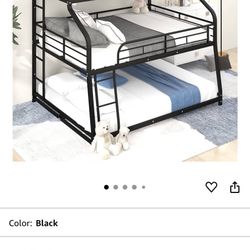 Triple Bunk Bed With Mattresses Included 