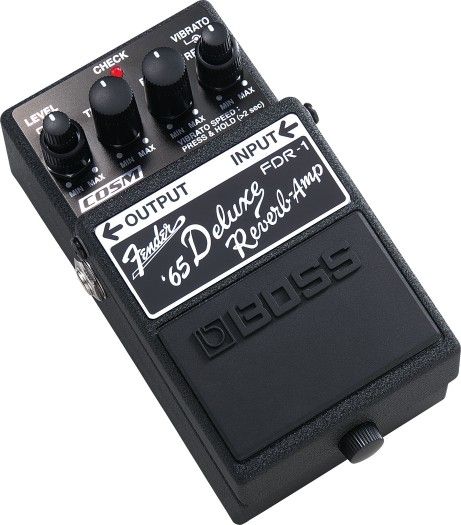 Boss FDR-1 Fender 1965-era Deluxe Reverb Guitar Pedal,Rare,Discontinued.