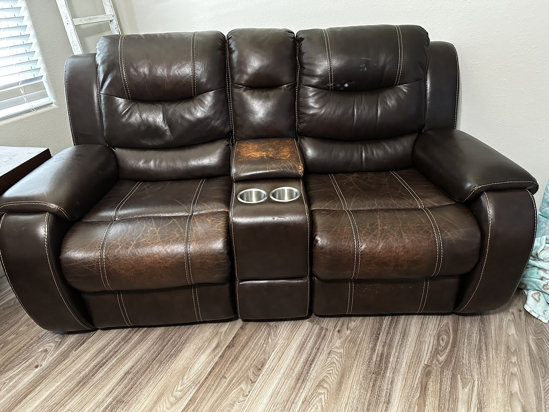 Titan Chocolate Elite Couch And Loveseat!