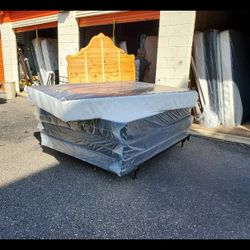Queen Box Spring New Can Deliver 