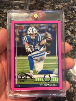 Tyler Warren Topps 35th Anniversary Pink Parallel /1000