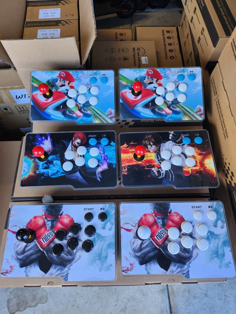 New Split Pandora Box Arcade System With 9800 Preloaded Games 