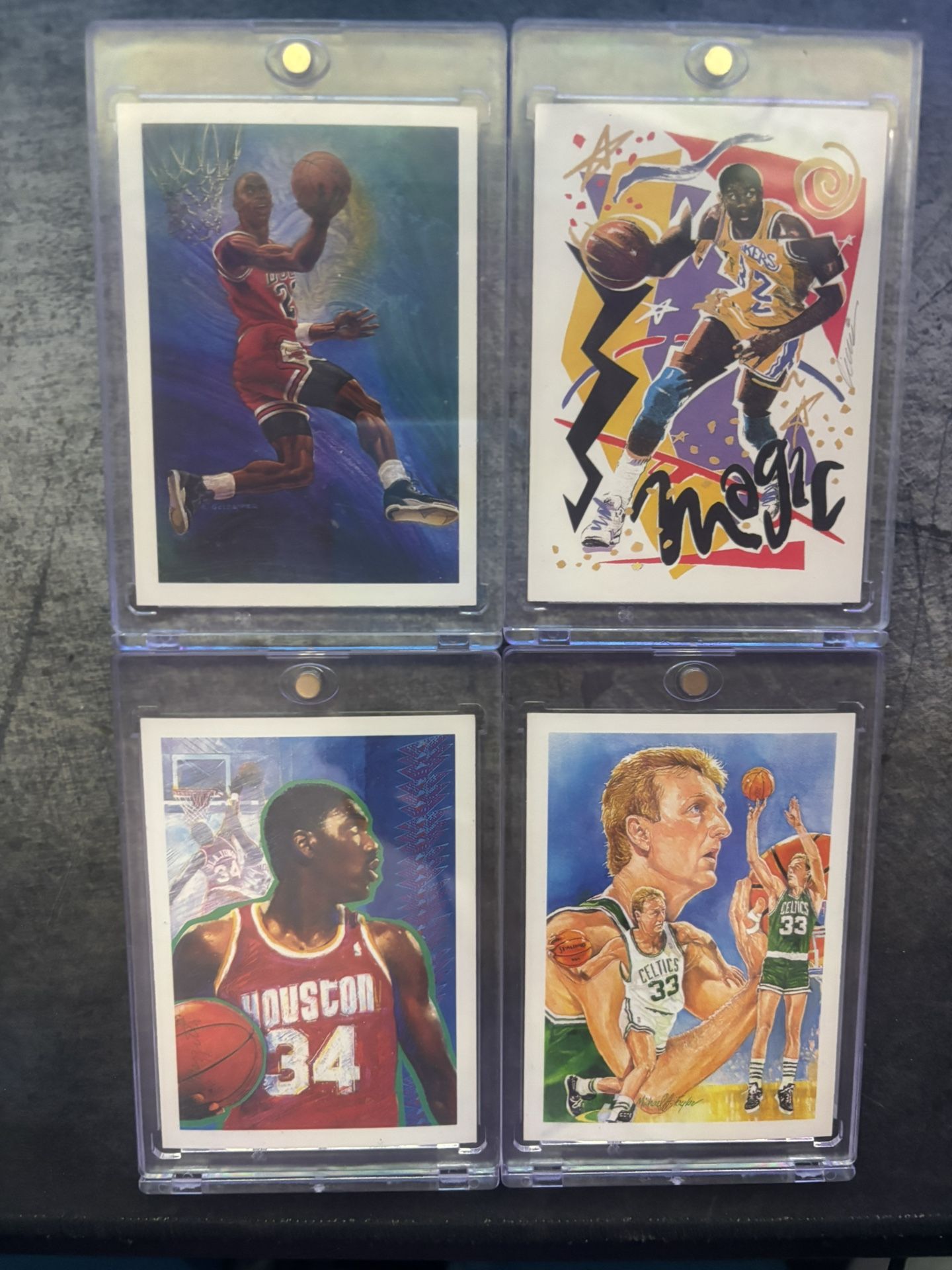4 NBA LEGENDS Package 1990 NBAHOOPS
