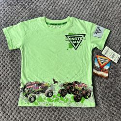 Monster Jam Shirt Kids 2T