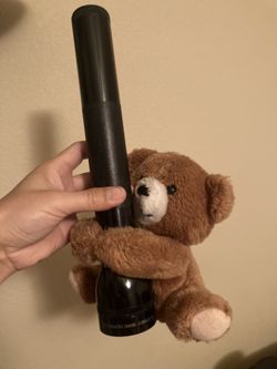 MAGLITE WITH OLD SCHOOL SEARS BEAR HOLDER - VINTAGE - WORKS PERFECT