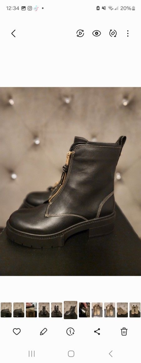 Coach Leather Boots