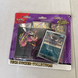 Pokemon Ascended Heroes Tech Sticker Gastly
