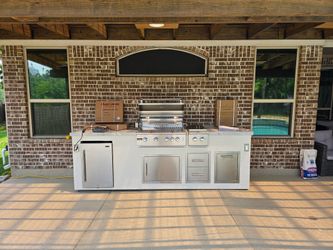 Outdoor Kitchen Island Grill