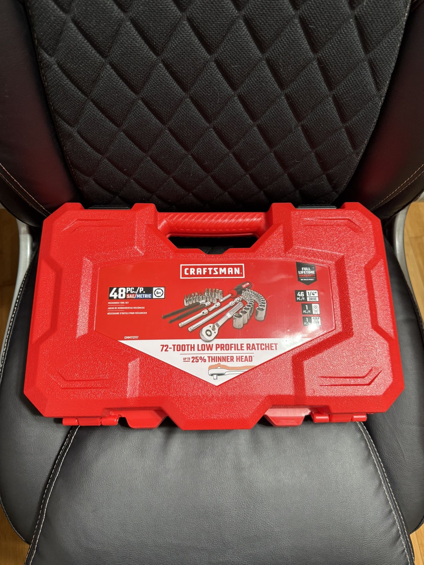 CRAFTSMAN 48Pc 1/4-In Drive Mechanics Tool Set - CMMT12117L