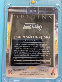 One Of One 🔥JSN🔥 Rookie Card💥 From The Super Bowl Year
