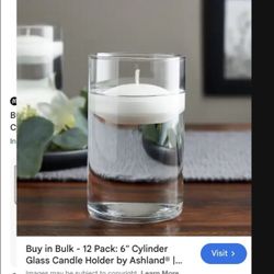 3 Cylinder Glass Bases Big Size 